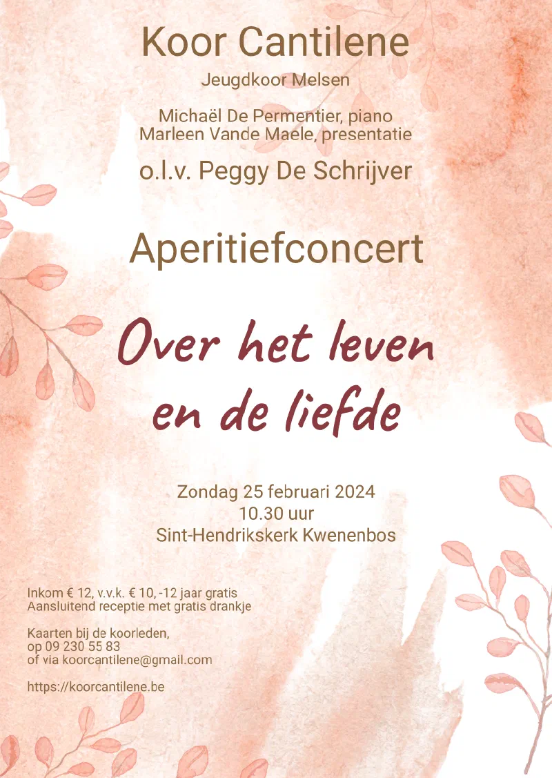 Affiche van Over het leven en de liefde