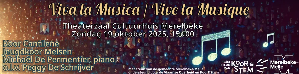 Affiche van Viva la Musica / Vive la Musique